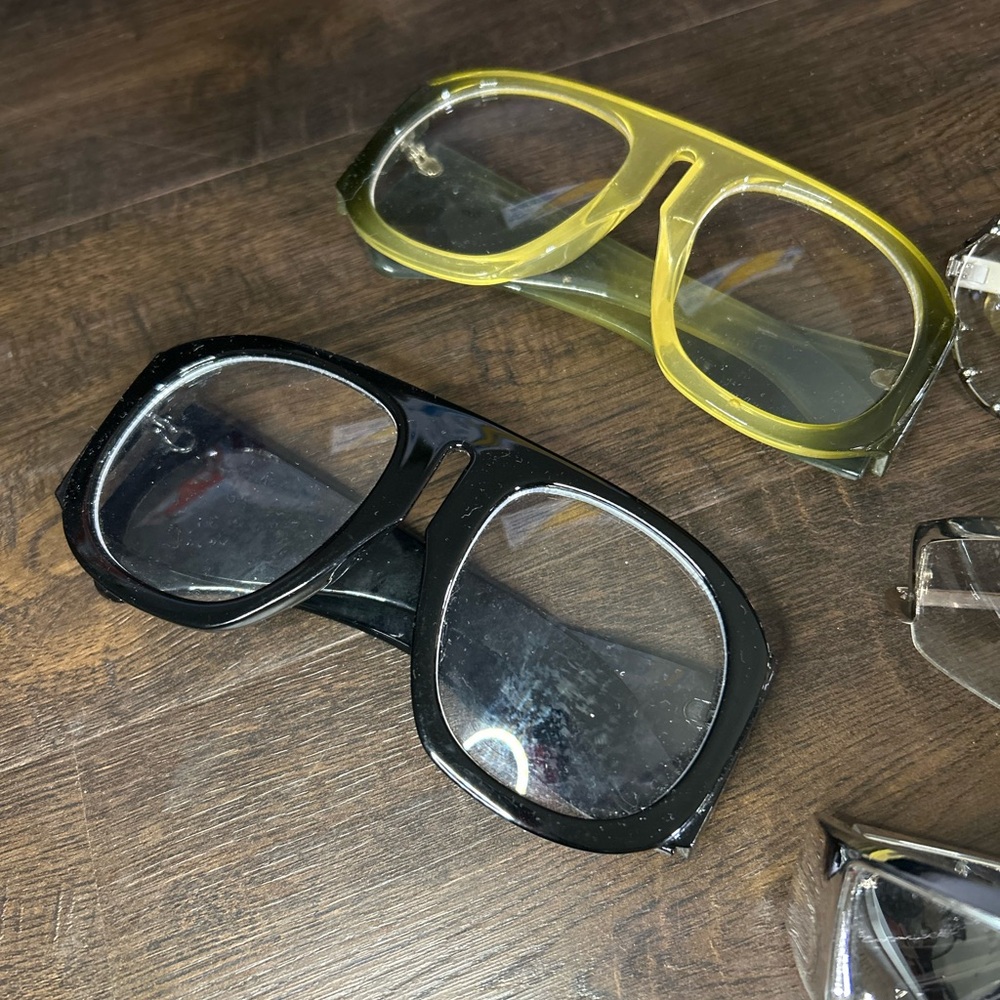 2PC Bold Oversized Turtle Frame Sunglasses